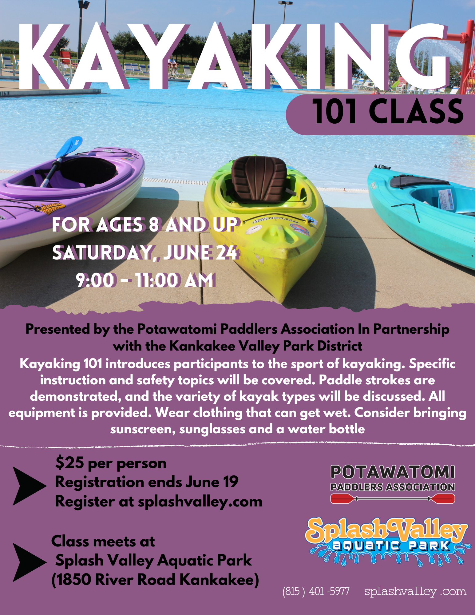 Kayaking 101 Class
